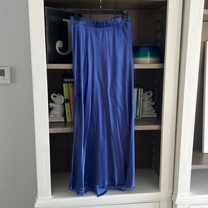 Nation satin maxi/ midi skirt